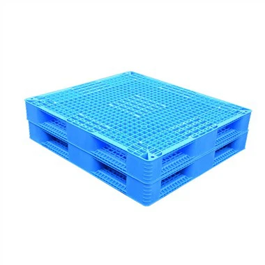 Pallet tal-plastik b'4 modi b'wiċċ doppju