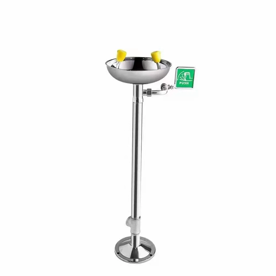 304 Stainless Steel Vertical Eyewash Shower Station