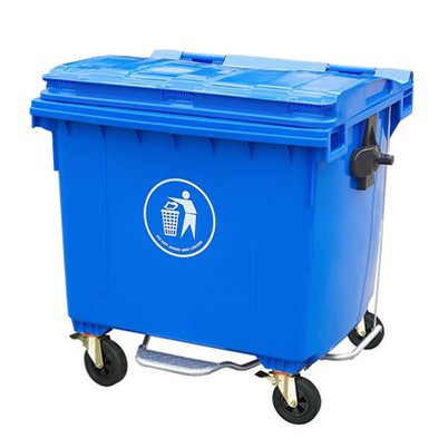 Bin tal-iskart tal-plastik 660L
