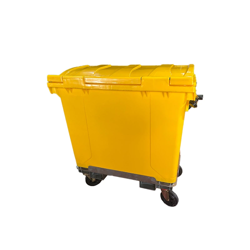 660L Plastic Outdoor Trash Can With Iron Bottom 660L Plastic Outdoor Trash Can With Iron Bottom
